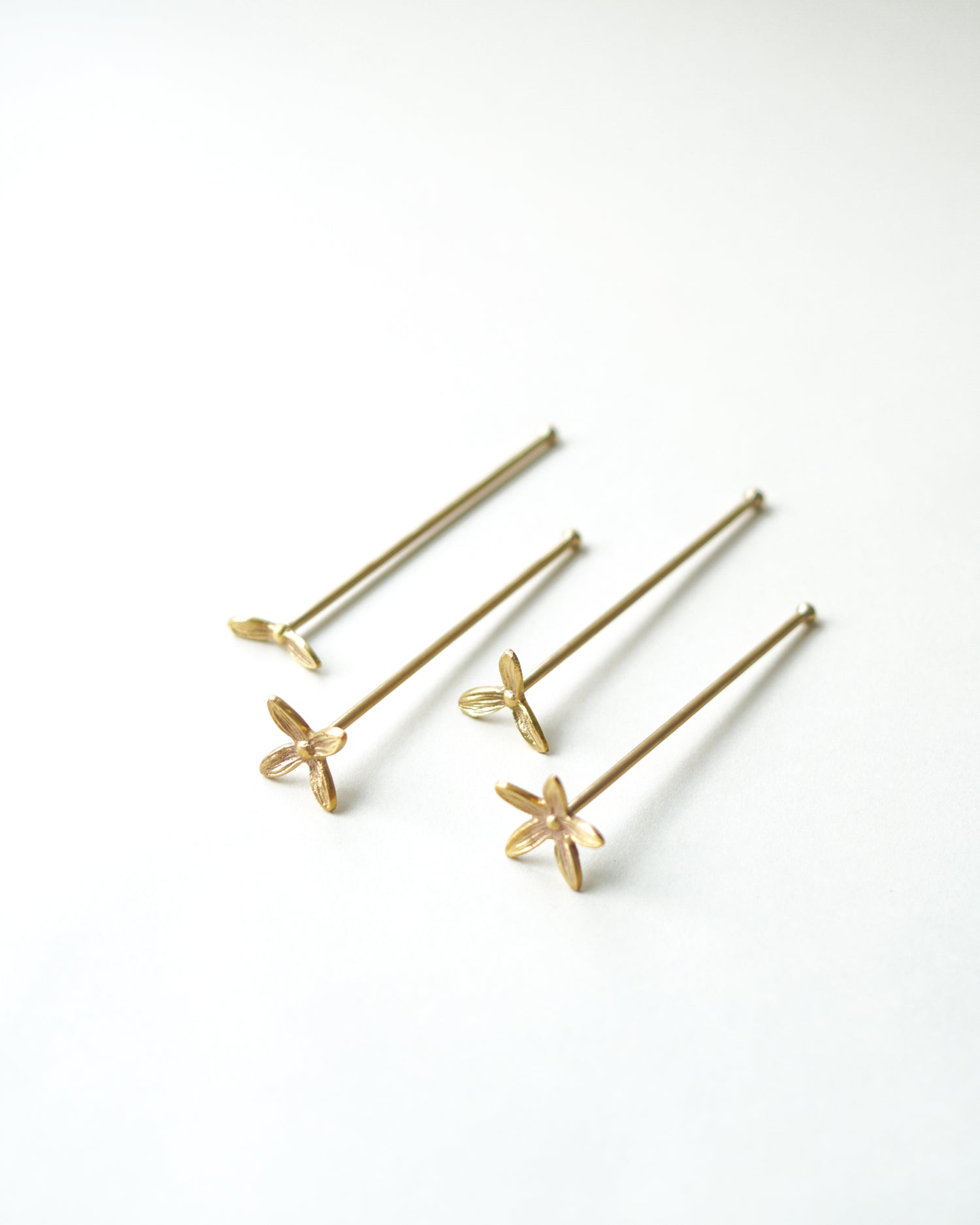 Wild Flower Stirrers, Set Of 4, Small