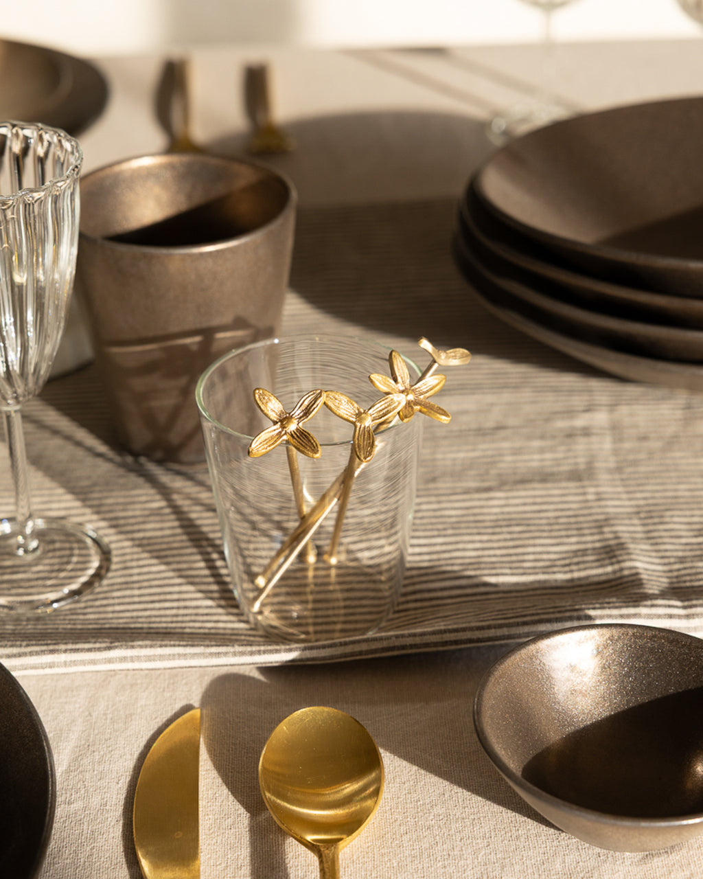 Wild Flower Stirrers, Set of 4, Small