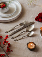 Willow high quality stainless steel flatware set of 4 by Fleck