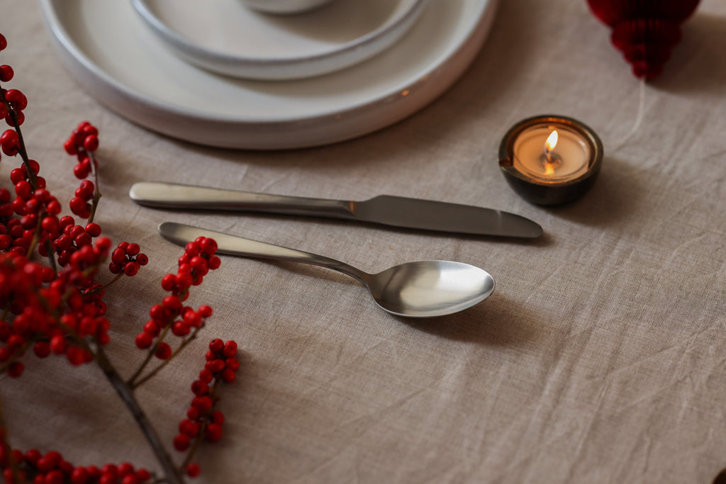 Willow high quality stainless steel knife and spoon by Fleck