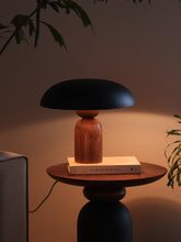 Wood & Metal table Lamps by Fleck