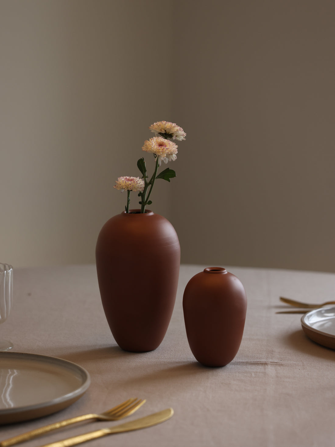 Bud vases, Terracotta