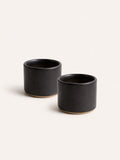 Charcoal Espresso Cups, Set of 2