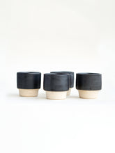charcoal stackable coffee cups set