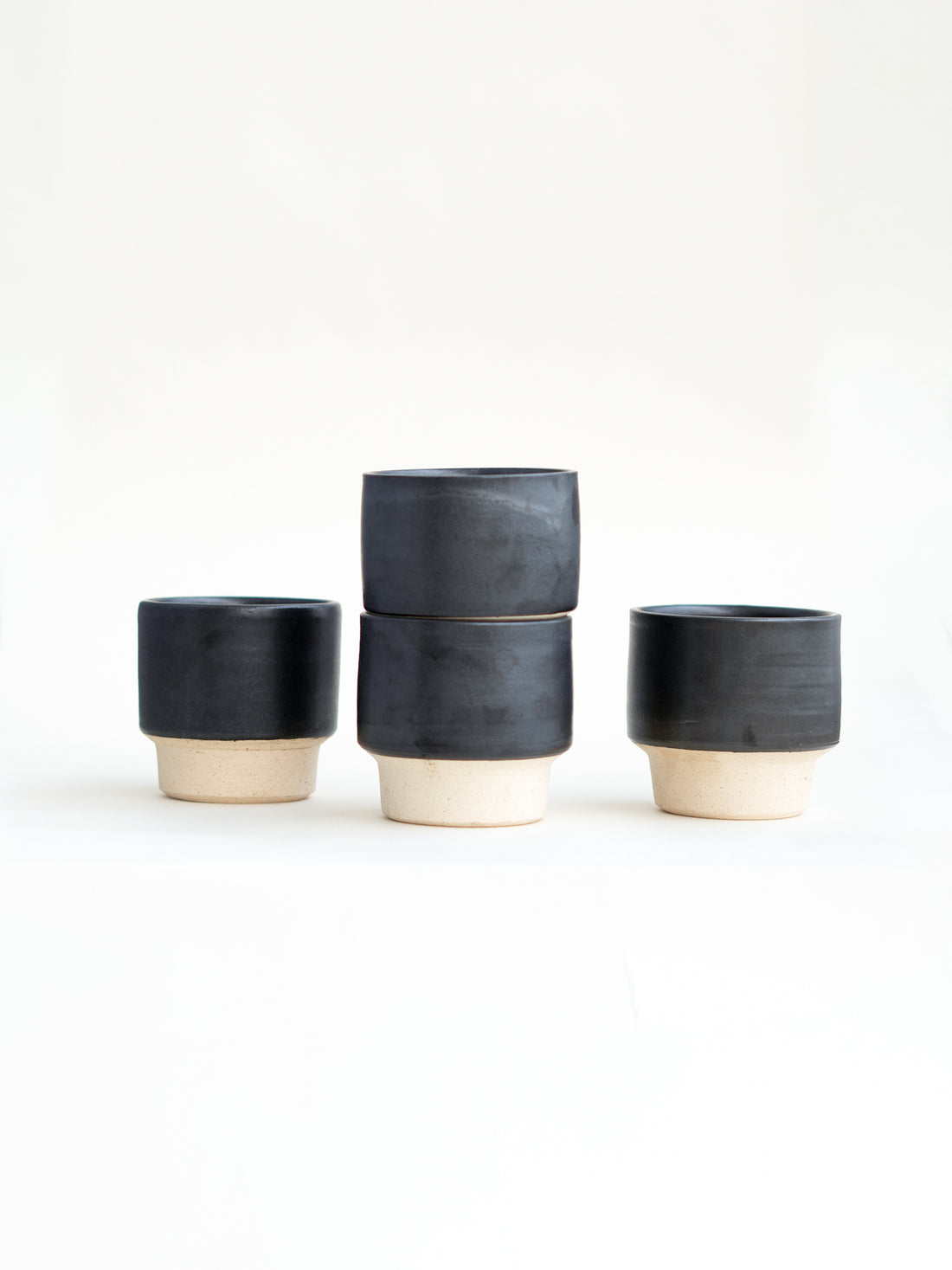 charcoal stackable coffee mugs