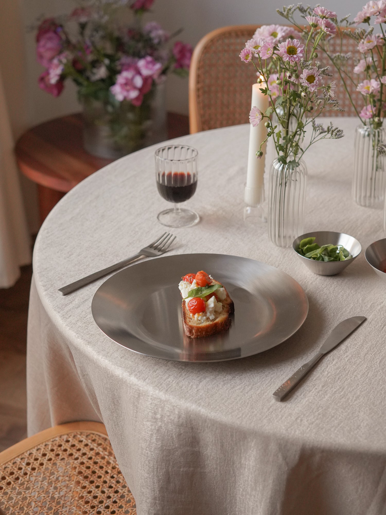 Fuji Steel Dinner Plate, Set of 2