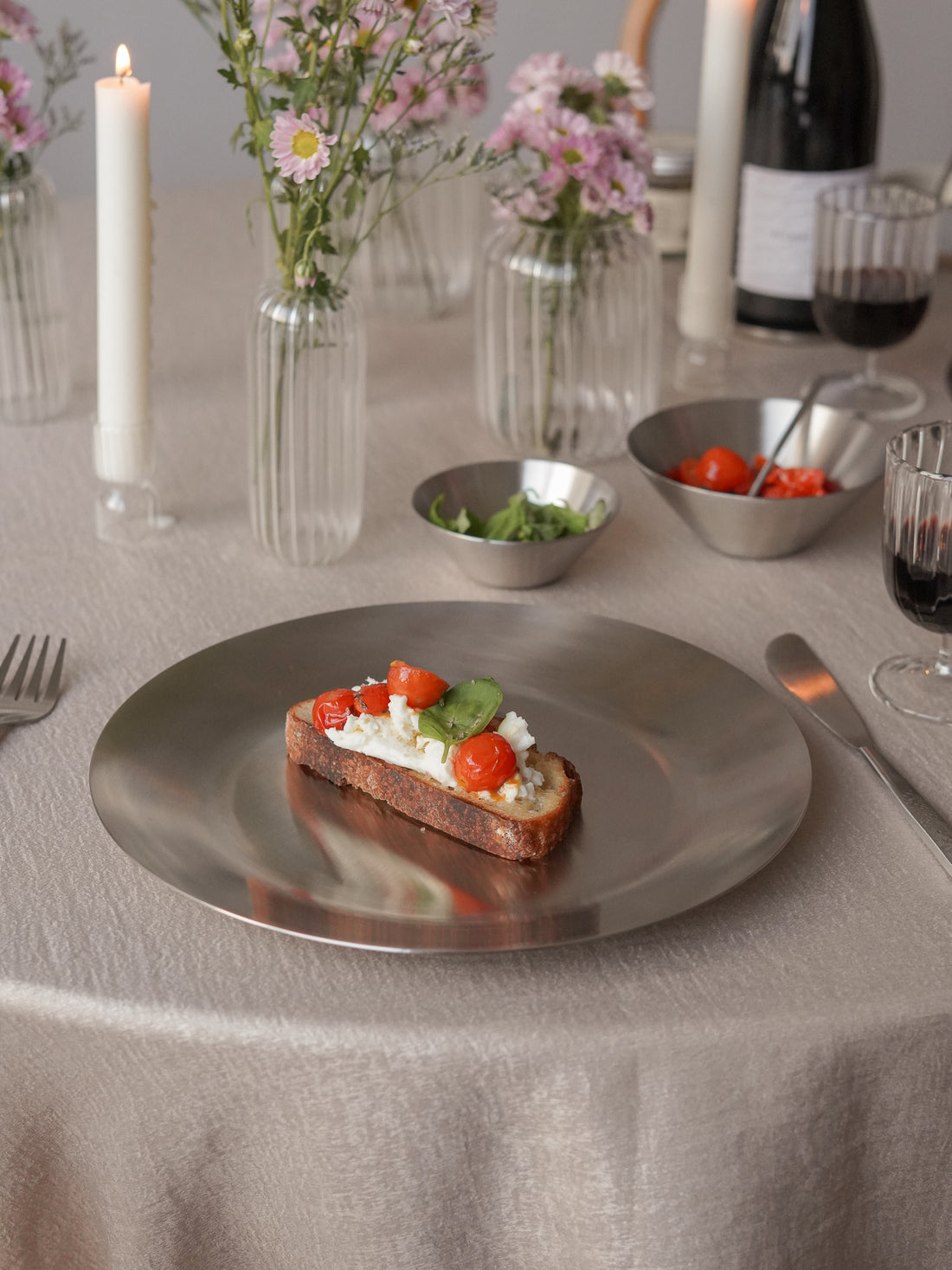 Fuji Steel Dinner Plate, Set of 2