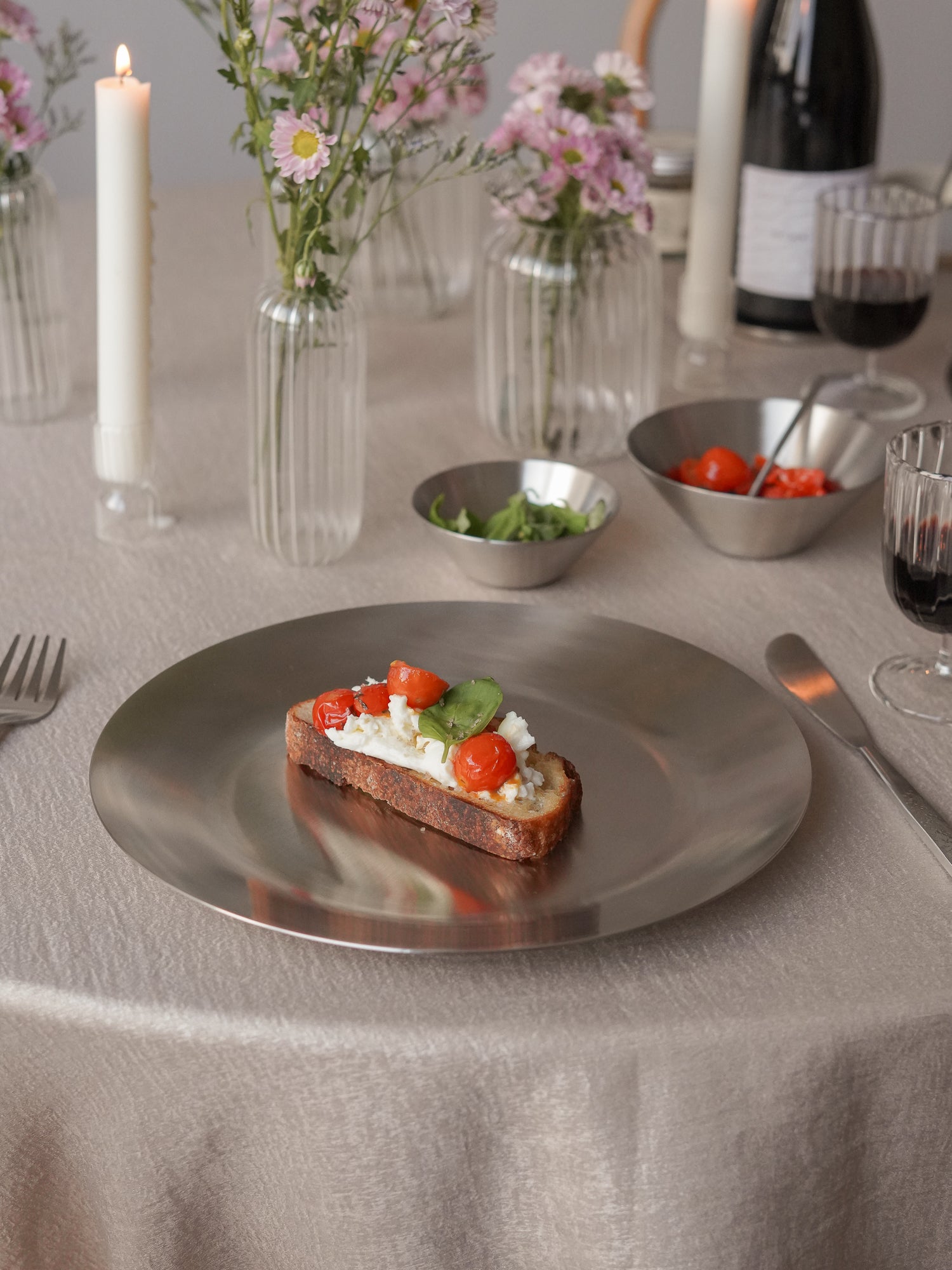 Fuji Steel Dinner Plate, Set of 2