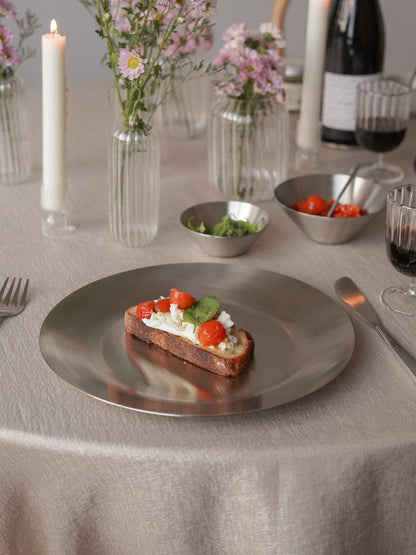 Fuji Steel Dinner Plate, Set of 2