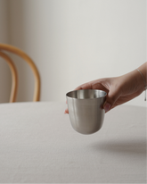 Steel tumbler for drinks