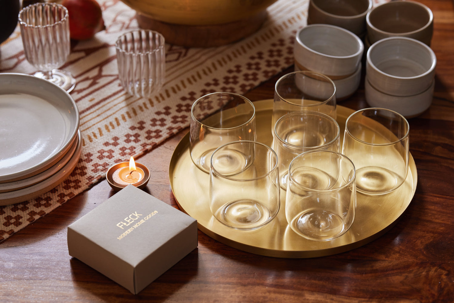 Heirloom Brass Serving Tray / Plate