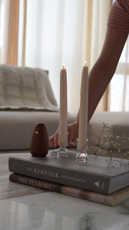 Kira Dinner Candle Holder, Set of 2