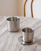 Fuji Stainless Steel Latte Cup Set