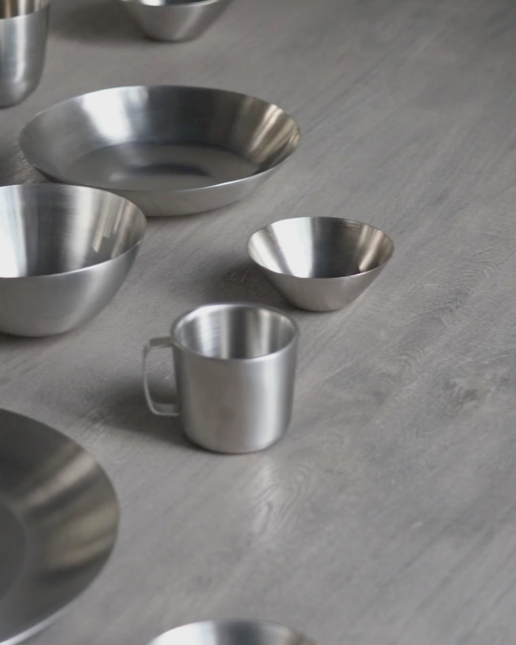 Fuji Stainless Steel Bowls, Set of 2