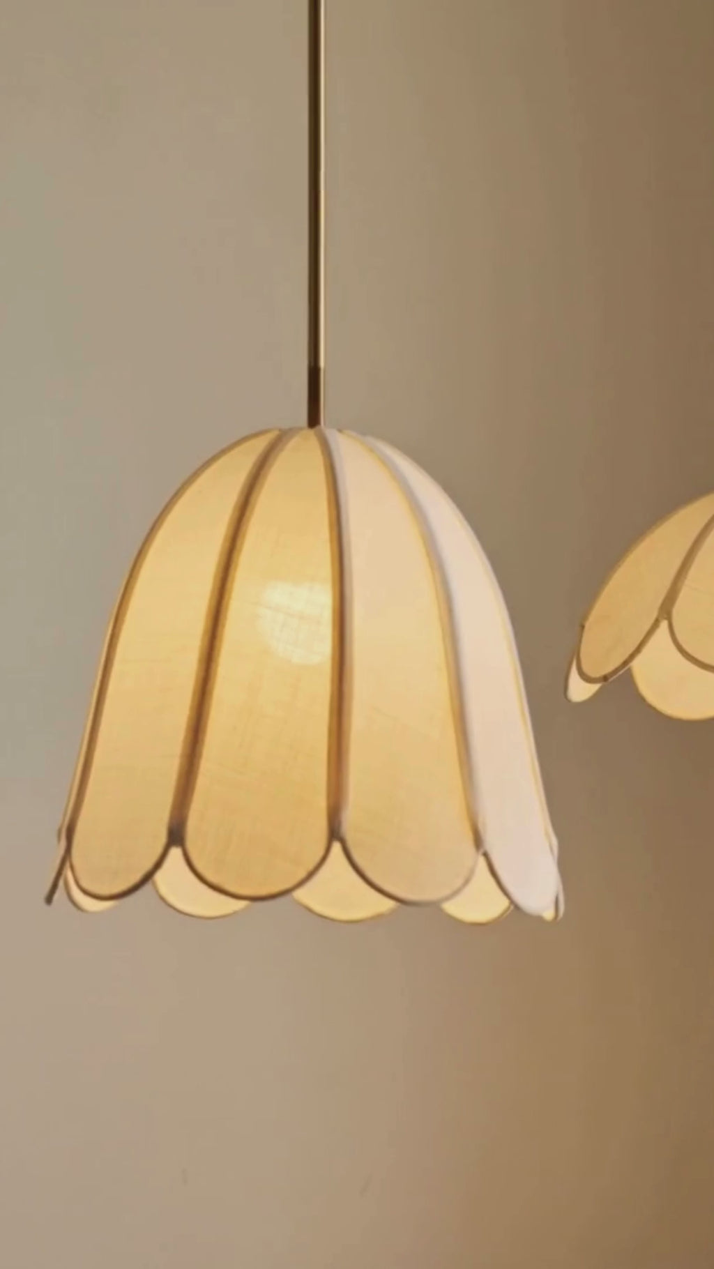 Bud Fabric Hanging Lamp