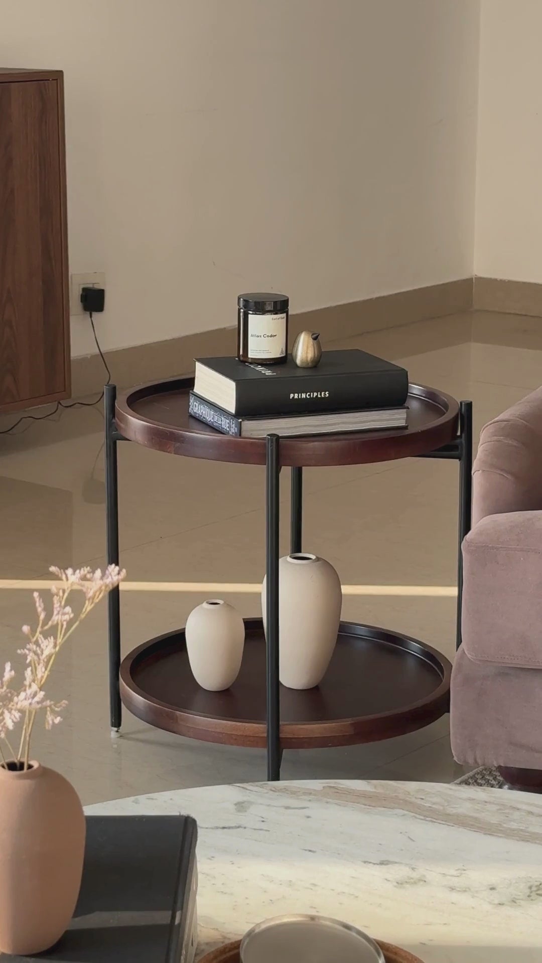 Terrain Side Table, Round