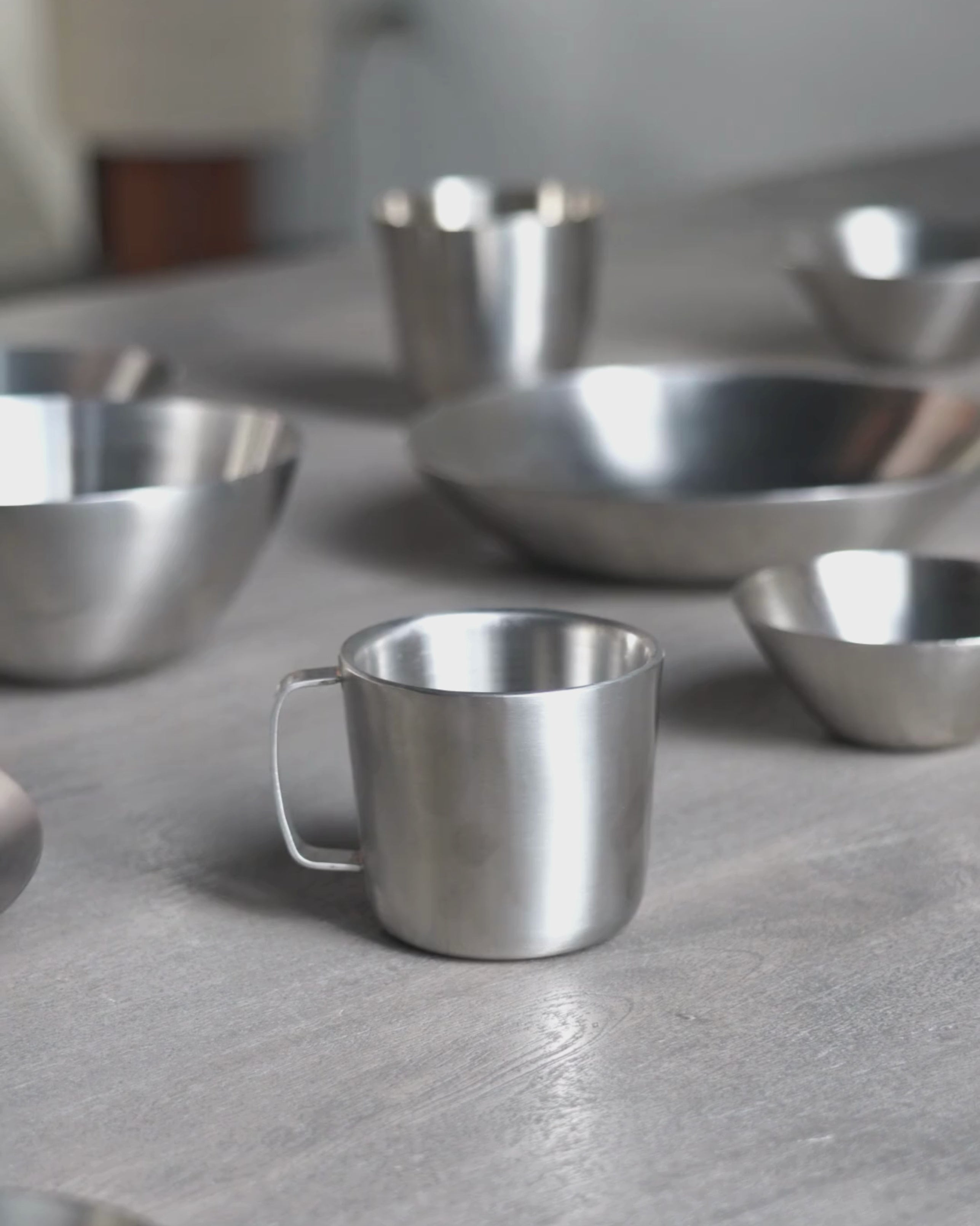Fuji Stainless Steel Espresso Cup, Set of 2