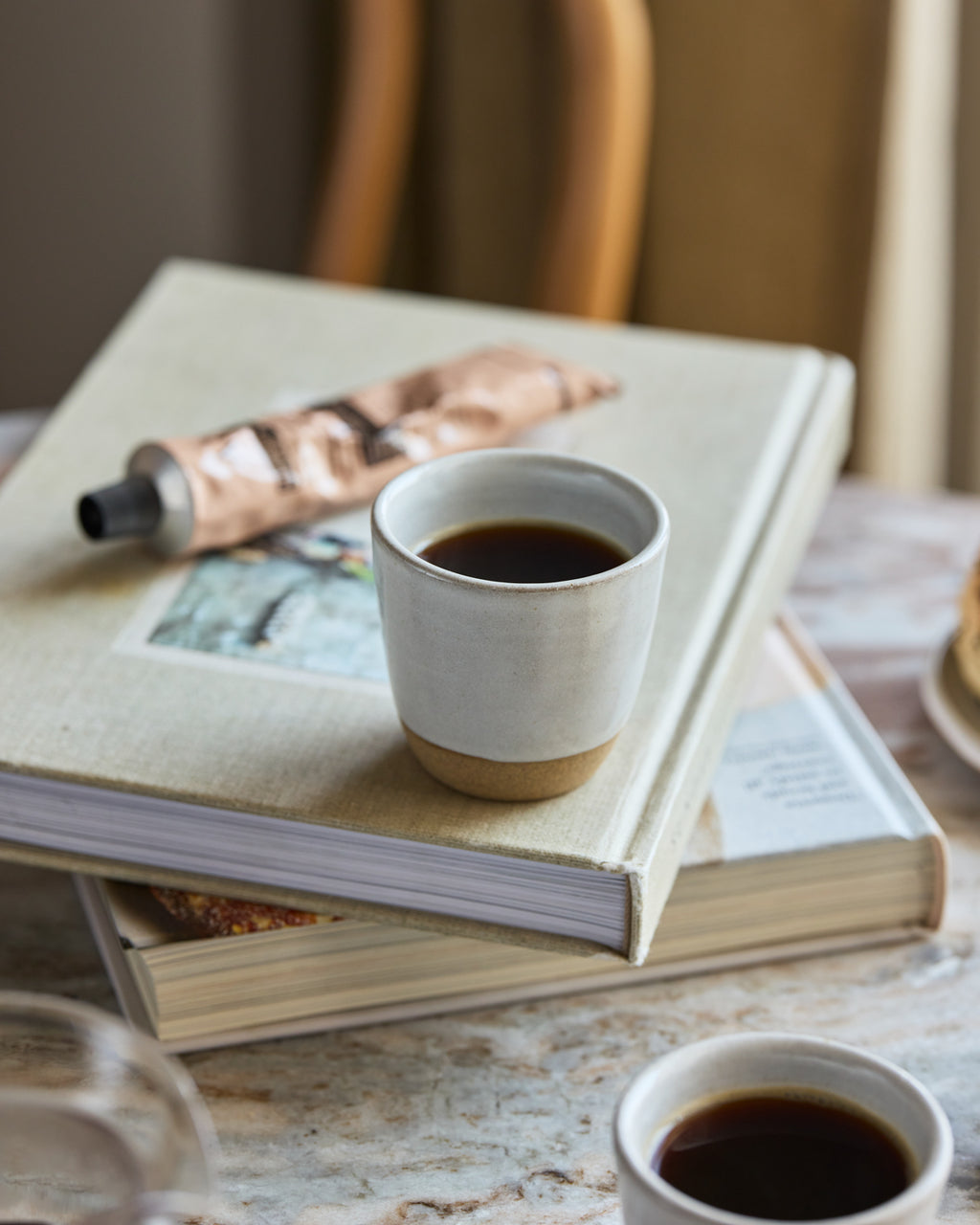 Snowdrop Piccolo Latte Cups, Without Handle, Set of 2