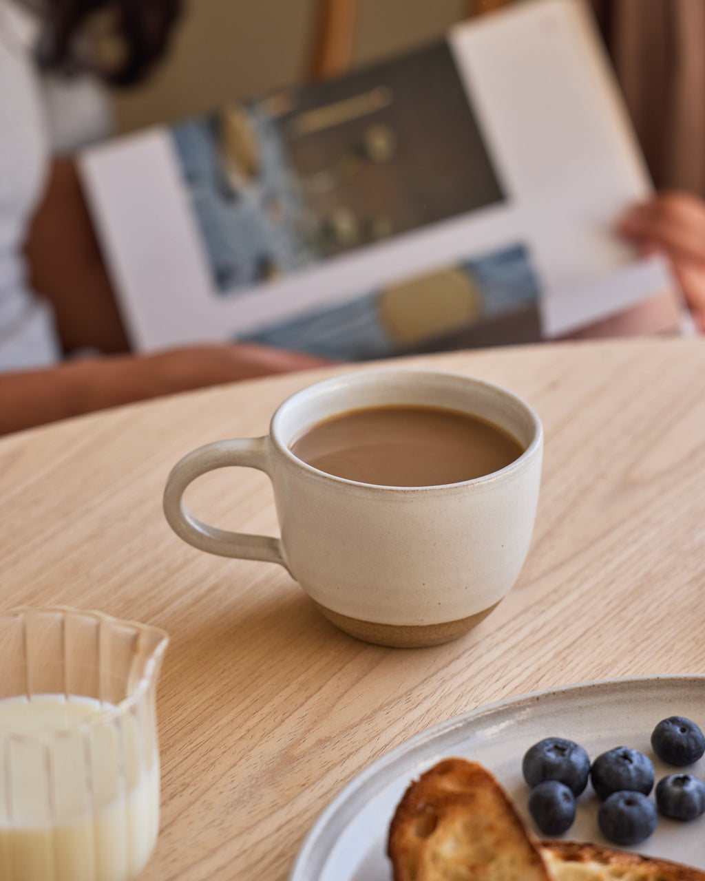 Snowdrop Cappuccino Cups, Set of 2