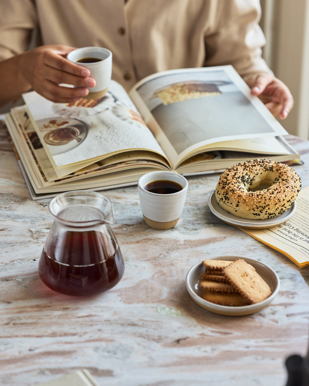 Snowdrop Piccolo Latte Cups, Without Handle, Set of 2