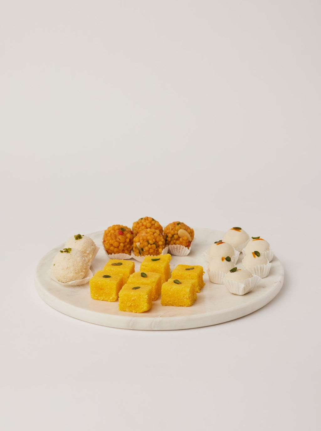 White Marble Platter - Fleck