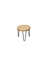 Small table with wooden top