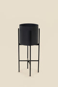 Black Dust Floor Indoor Planters - Fleck