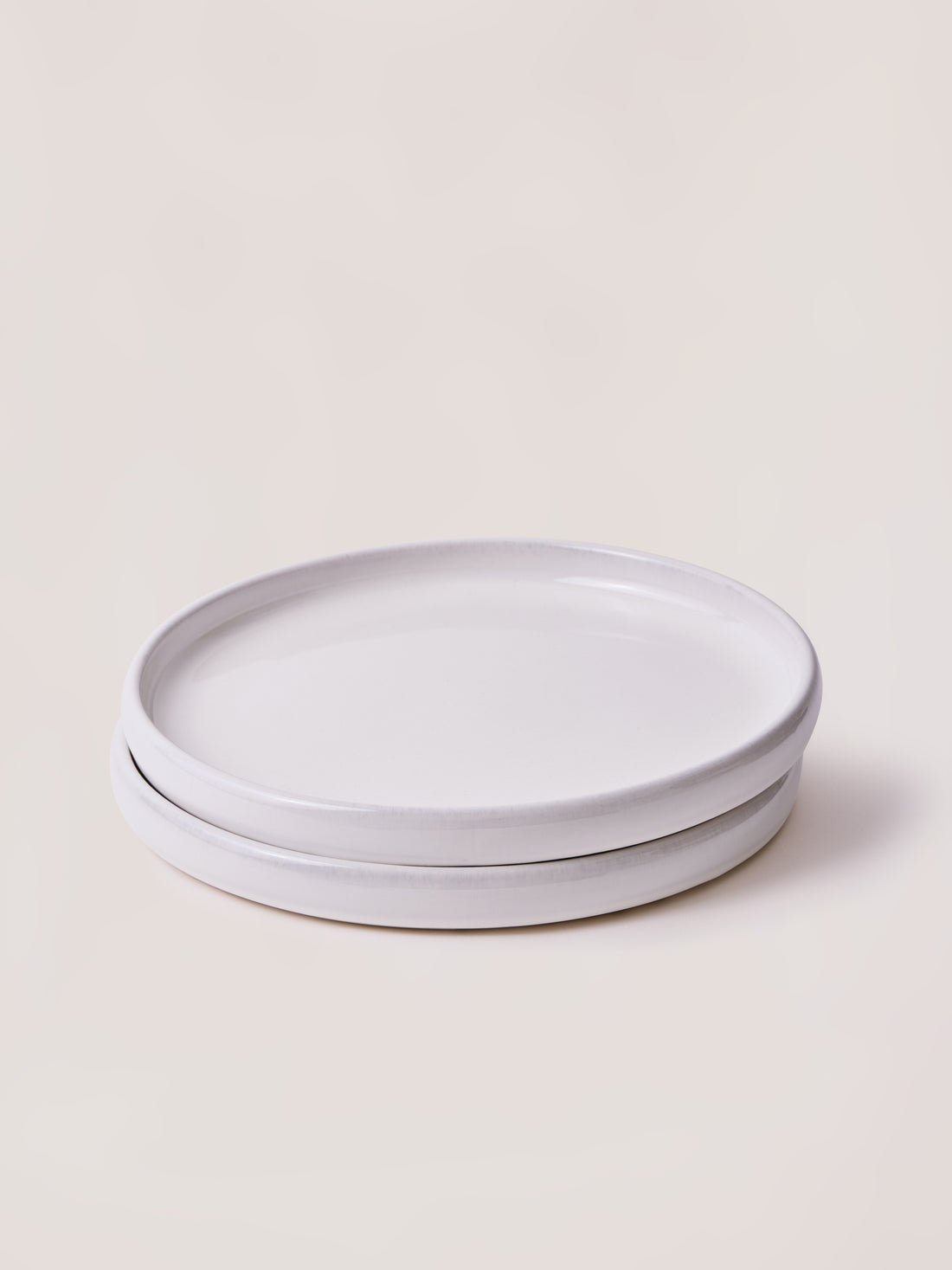 White Ceramic dinner plate.