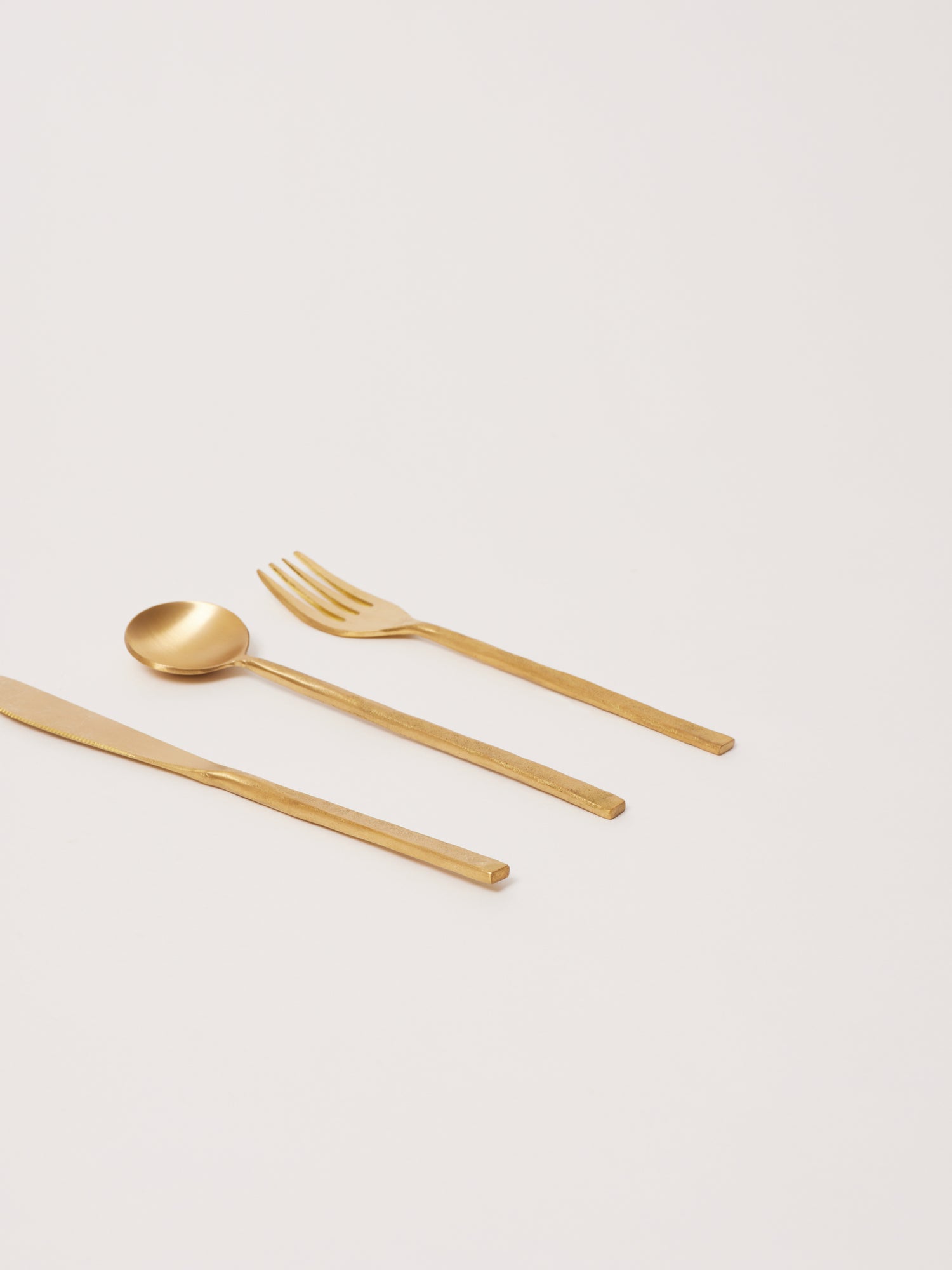 Fleck Wabi Brass Cutlery Set