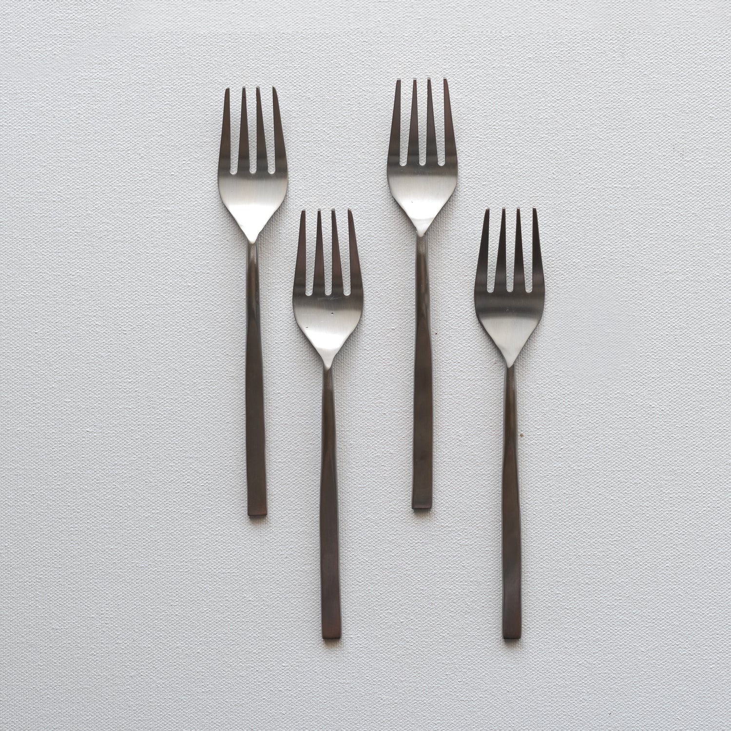 Fleck Wabi Dinner Forks set of 4 made with stainless steel