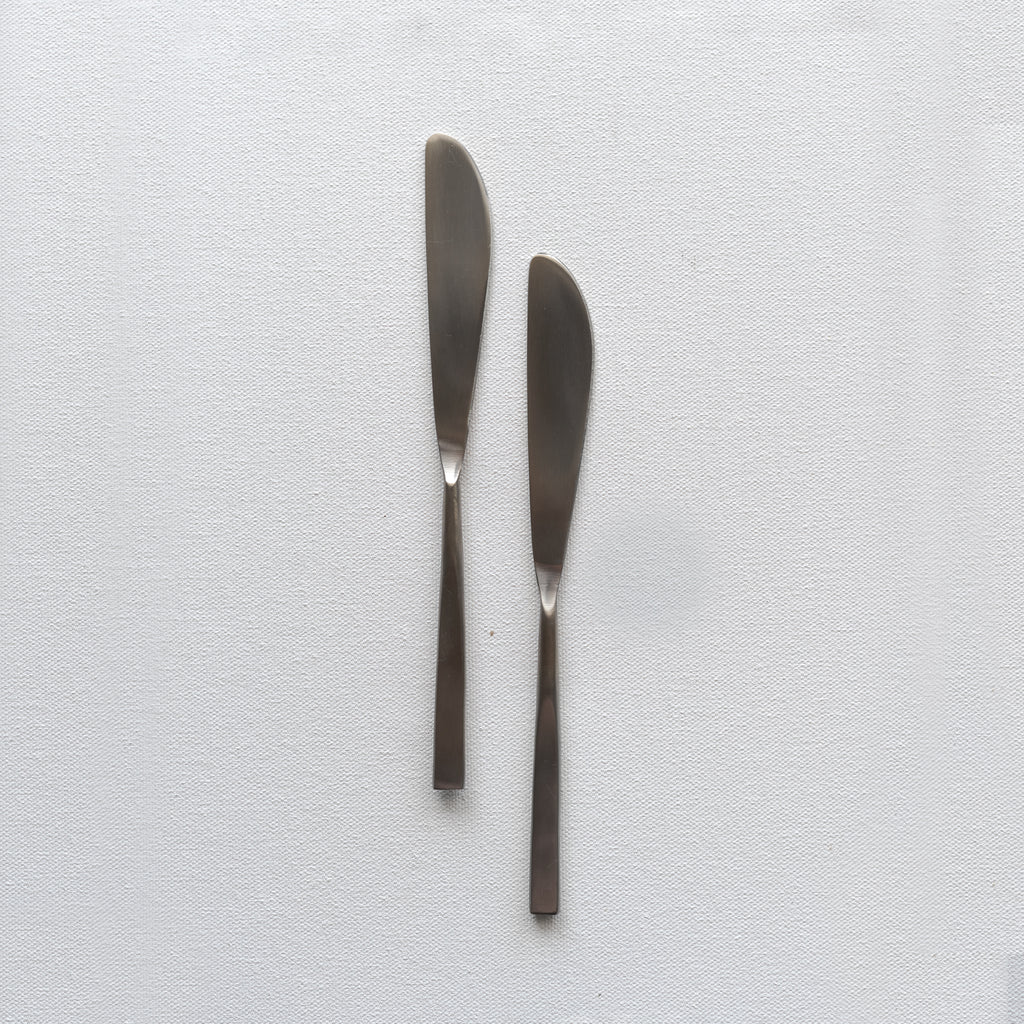 Fleck Wabi Steel Dinner Knives