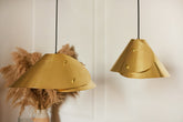 Fold Brass hanging lights for bedroom