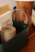 Rectangle Basket - Forest Green, Small - Fleck
