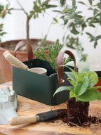 Rectangle Basket - Forest Green, Small - Fleck
