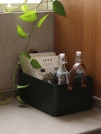 Rectangle Basket - Forest Green, Medium - Fleck