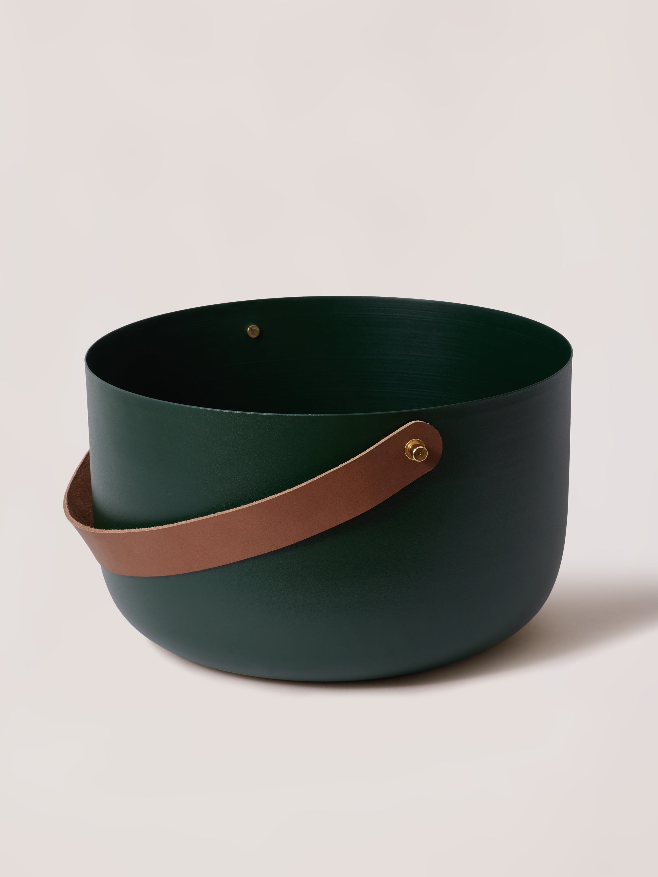 Round Basket - Forest Green, Medium - Fleck