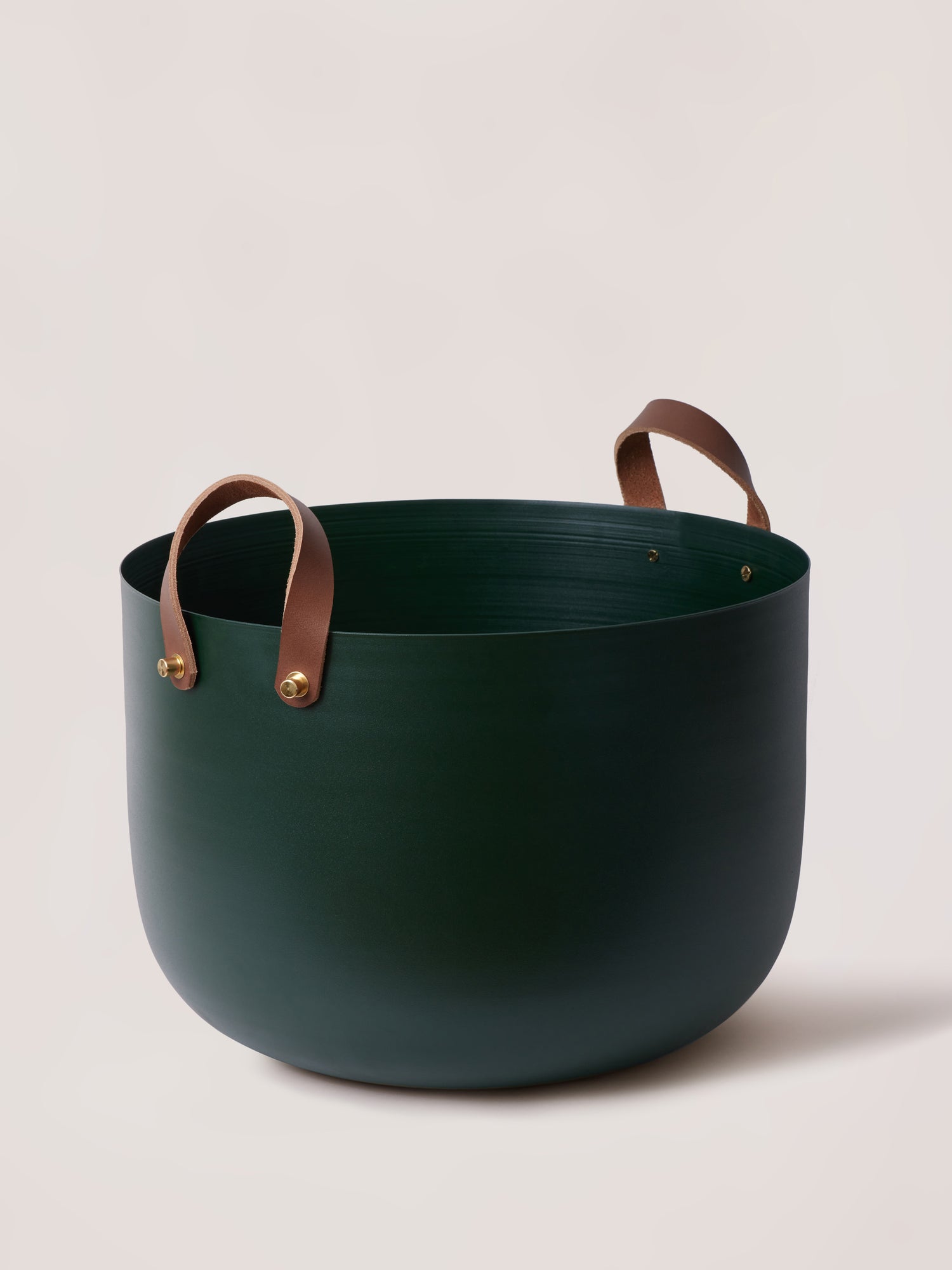 Round Basket - Forest Green, Large - Fleck