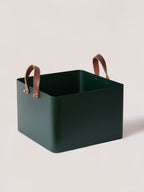 Square Basket - Forest Green, XL - Fleck