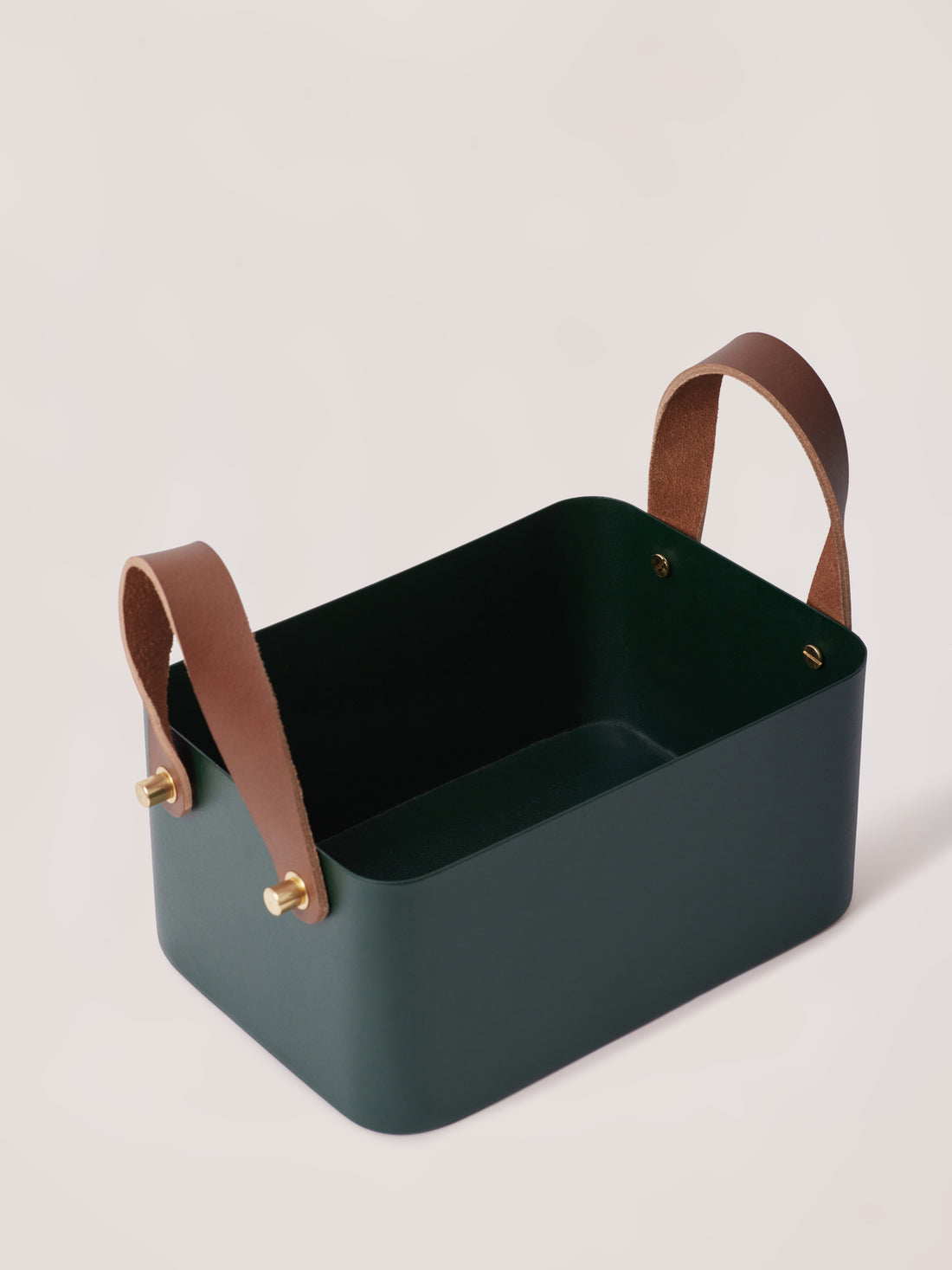 Rectangle Basket - Forest Green, Small - Fleck