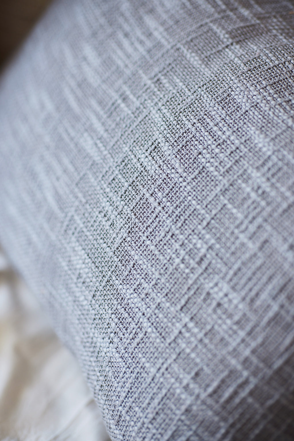 Solid Grey throw pillow cover