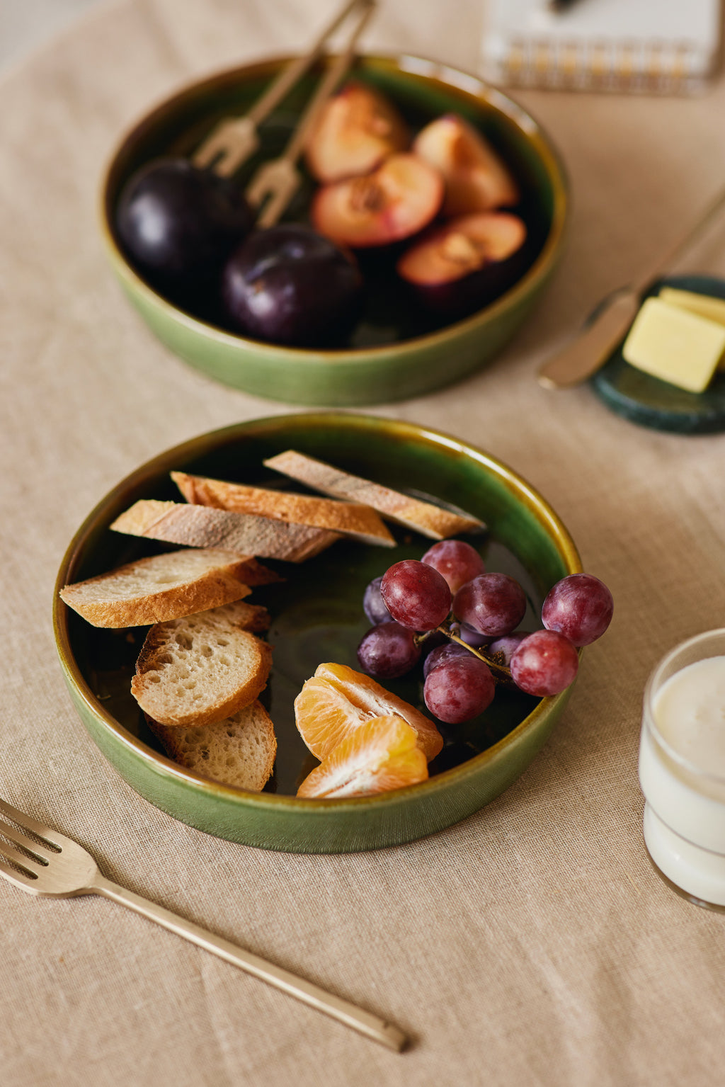 Ilai Green pasta plate by Fleck.