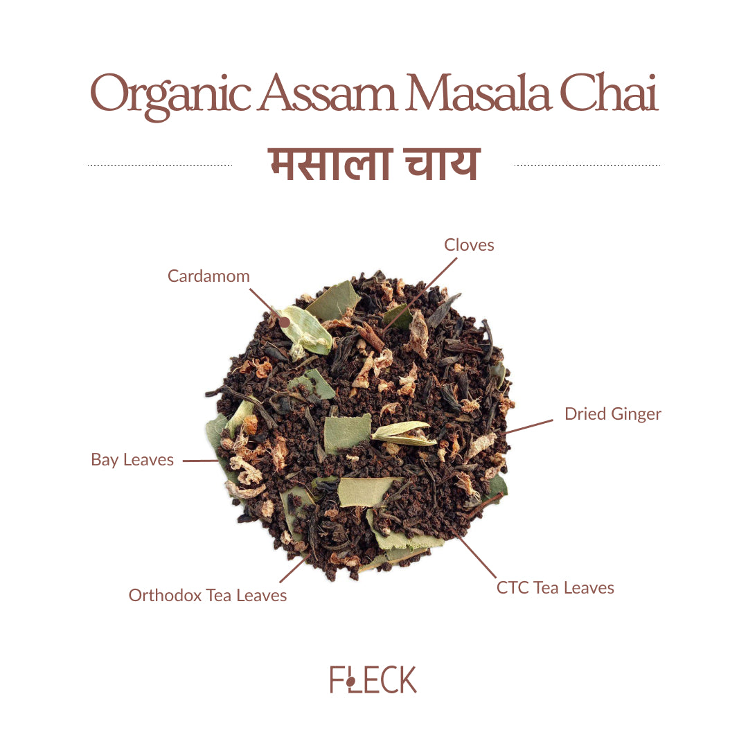 Organic Assam Masala Tea Leaves
