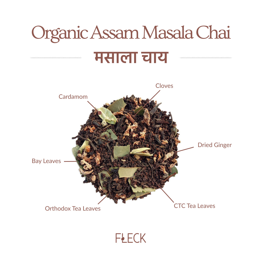 Assam Tea Types Organic Assam Masala Tea Leaves – Fleck