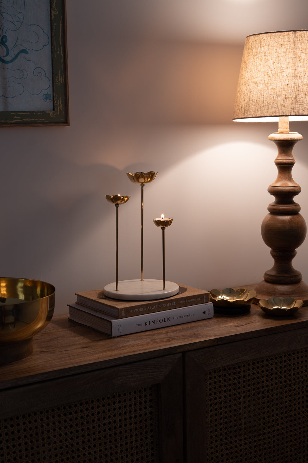 Lotus Centerpiece, 3 flowers - Fleck