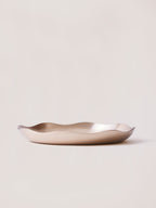 Luxe Kansa Bronze Floral Snack Plate 8.5 inch