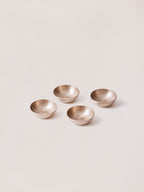 Luxe kansa bronze dip bowls set of 4