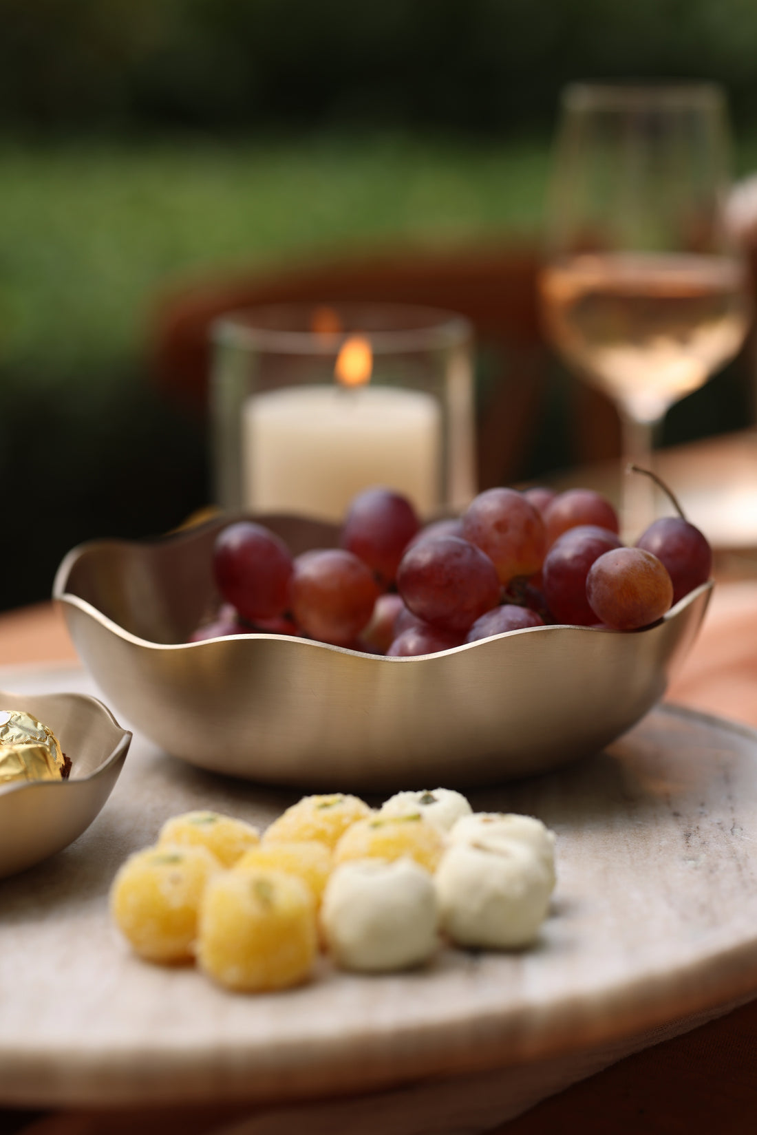 Luxe kansa serving bowl 8.5 inch