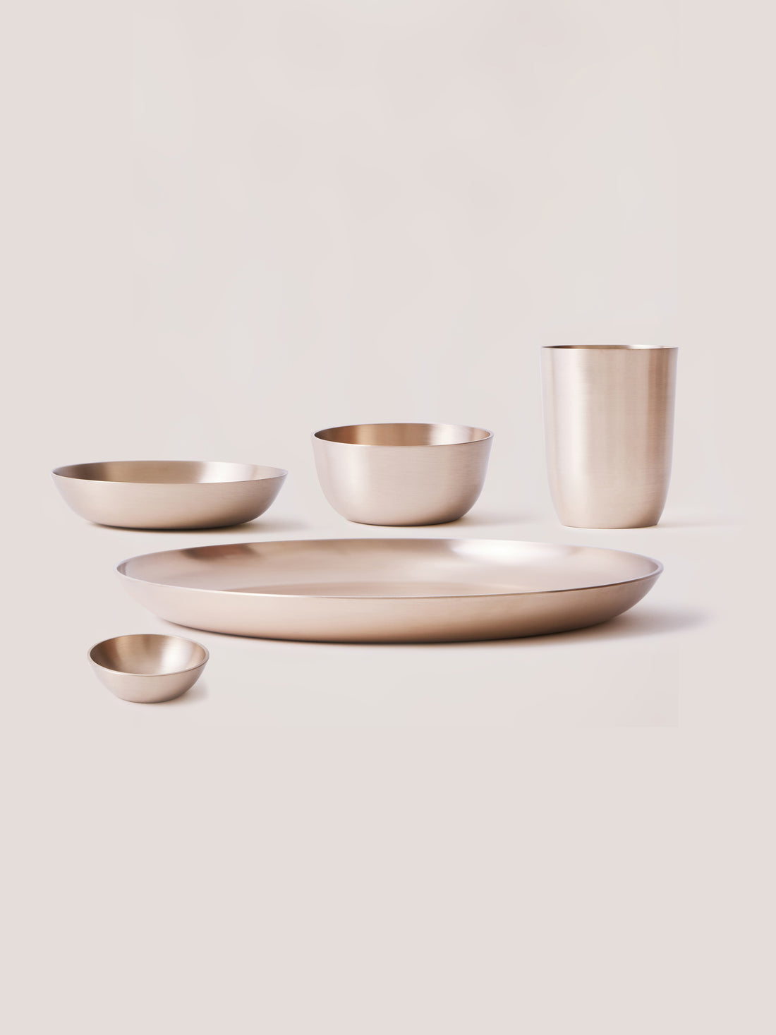 Luxury kansa dinner set 5 pieces