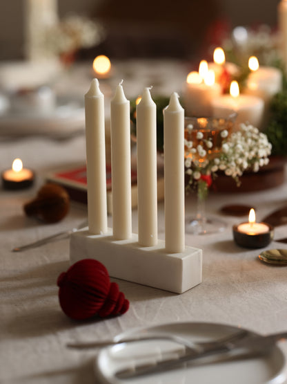 Marble Candle holder 4 holes