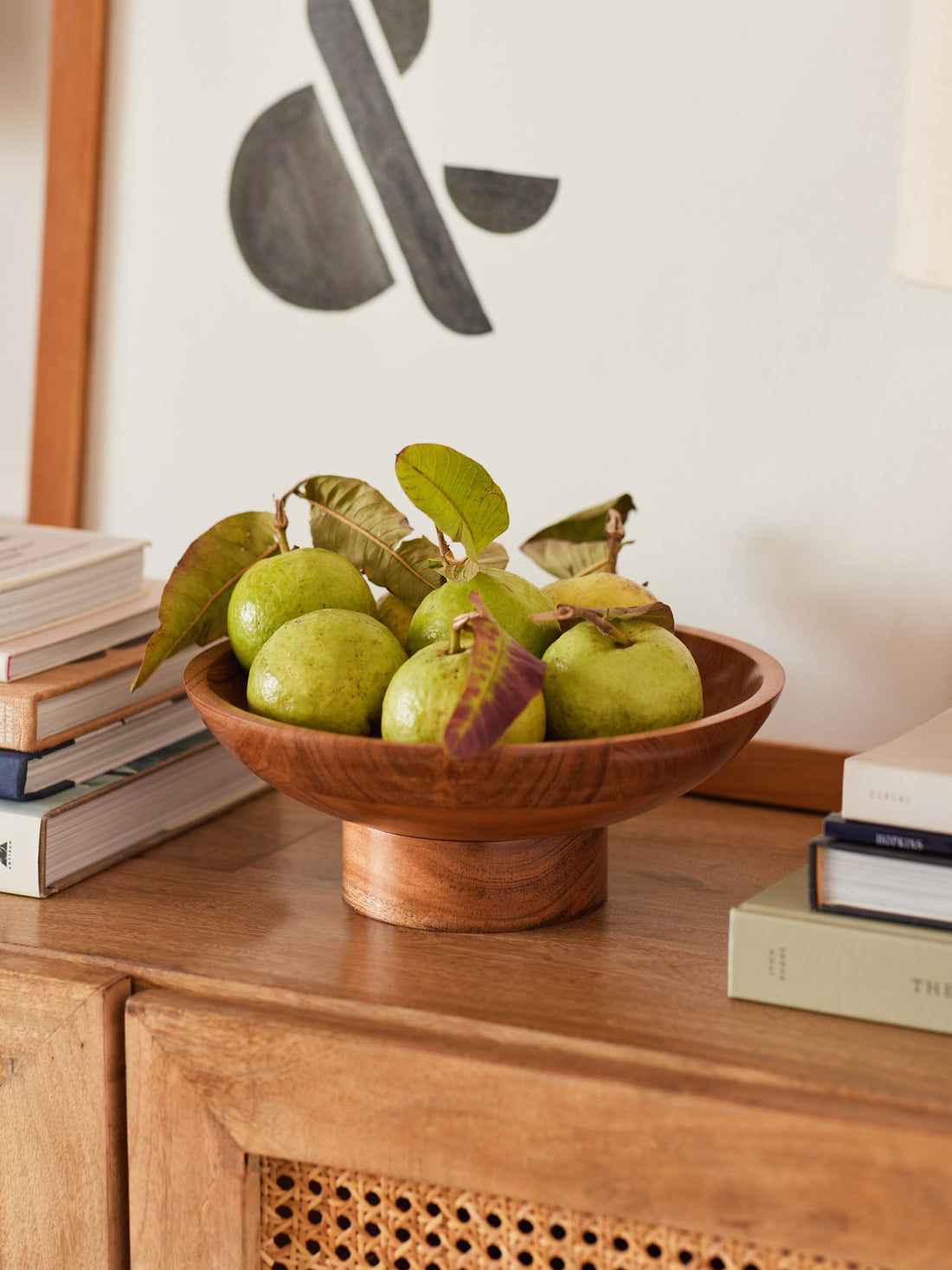 Raise Curve Bowl, Acacia Wood - Fleck